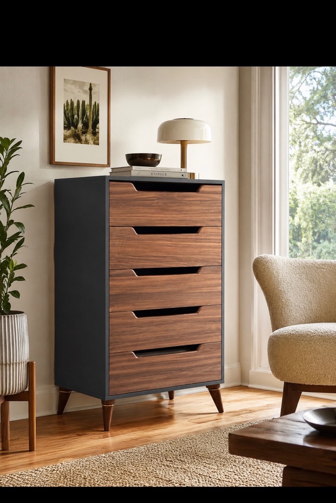 میز دراور تمام mdf  پنج کشو بسیار شیک و بادوام و رنگبندی