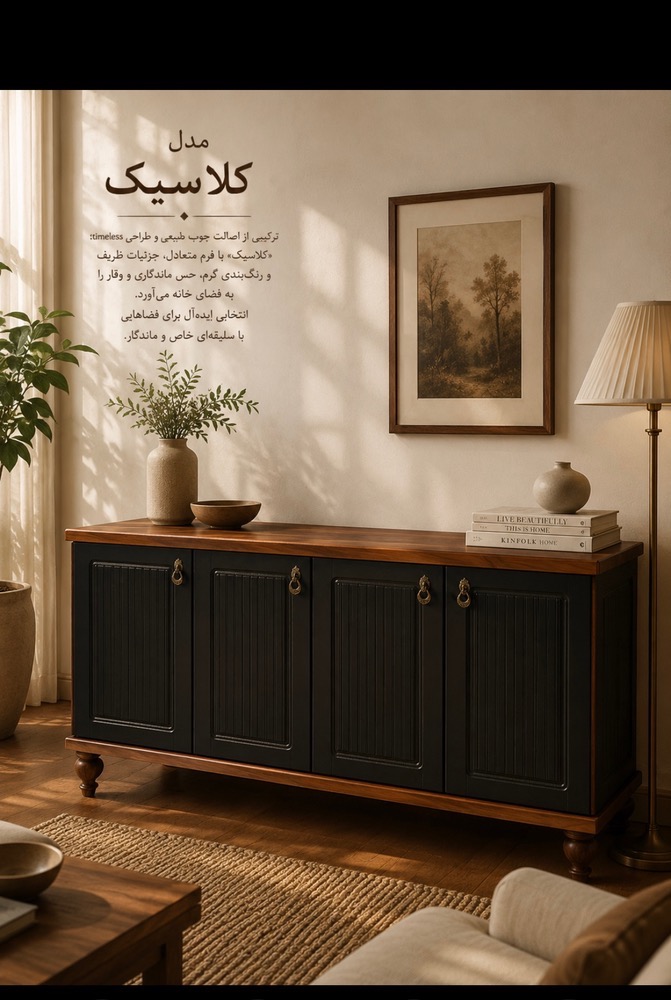کنسول کلاسیک تمام mdf درجه یک خاص ترین‌محصول